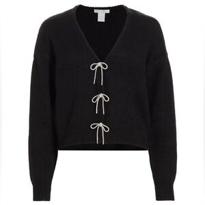 Design History V-Neck Bow Cardigan #cardigan #bow